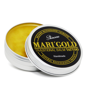 bálsamo marigold para la cura de tus tatuajes